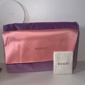 Gucci Sunglasses Limited Edition Hollywood Velvet X-Large Sunglass Case Pouch